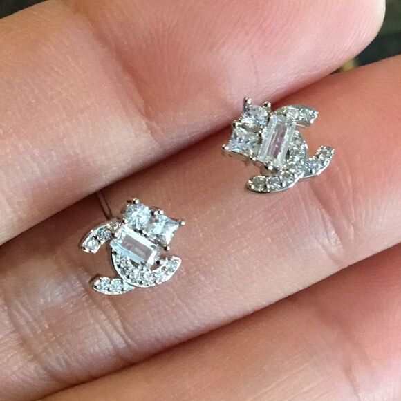 BEST SELLER 925 SILVER  EARRINGS - Picture 1 of 7